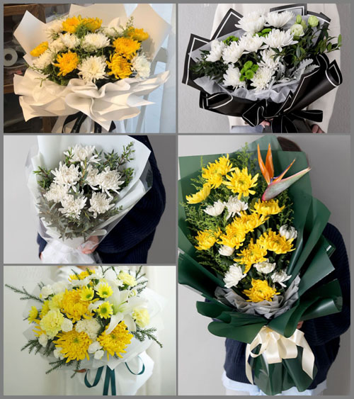 广东江门市恩平市君堂镇沙冈村白事花束代送